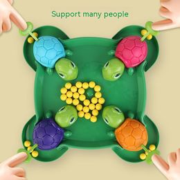 Nieuwheid Games Eat Ball Frog Board Game Multiplayer Competitief Race Interactive Toy Play With Friends Educational Stickers Gift for Kids 230311