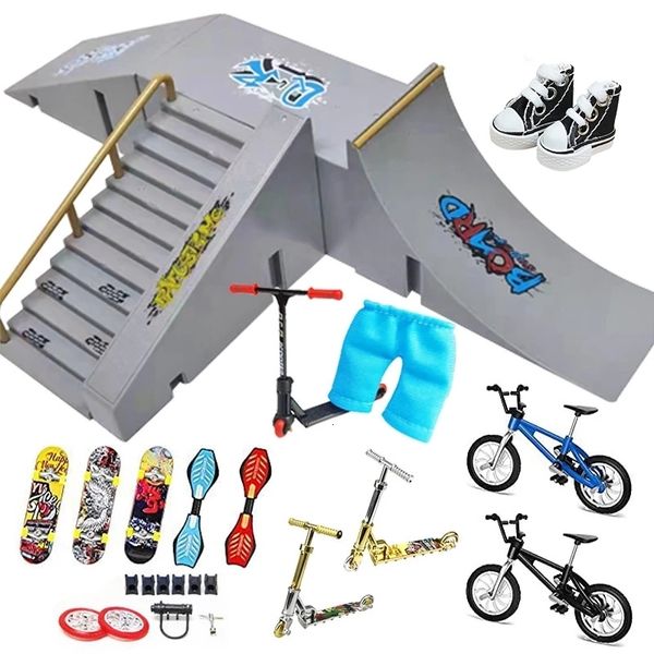 Juegos novedosos, patinete de dedo, dos ruedas, Mini patinetas, piezas de rampa, juegos de punta, bicicletas, patines, juguetes de cubierta sds 230703