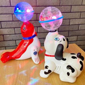 Nouveauté Jeux Amusant Danse Chien Jouet Électronique Mouvement Rotatif Pour Enfants Son Courant Léger Éducatif Stunt Chien Jouet Garçons Et Filles Bébé Cadeau 230617