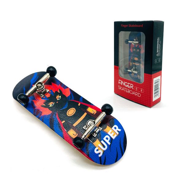 Neuheit Spiele Hohe Qualität 34mm Holz Finger Scooter Professionelle Ahorn Skateboard Spurlager Rad Legierung Spitze Spielzeug 230509