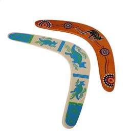 Nieuwigheidsspellen Kangoeroe Throwback V-vormige Boomerang Flying Disc Throw Catch Outdoor Game kinderspeelgoed Ouder-kind interactief spel rekwisieten 231109