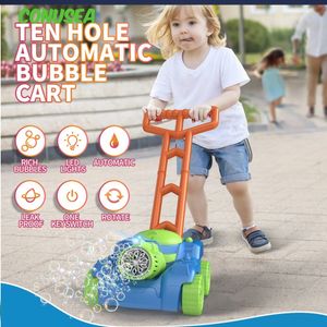 Nieuwigheid Games Kinderen Speelgoed Tank Trolley Bubble Gun Machine Automatisch Elektrische Zeepbellen Outdoor Games Kinderen Speelgoed voor Meisjes Gift 230609
