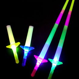 Novelty Games Grote vierdelige glow stick telescopische flash festival party game cheer props kinderspeelgoed 230619