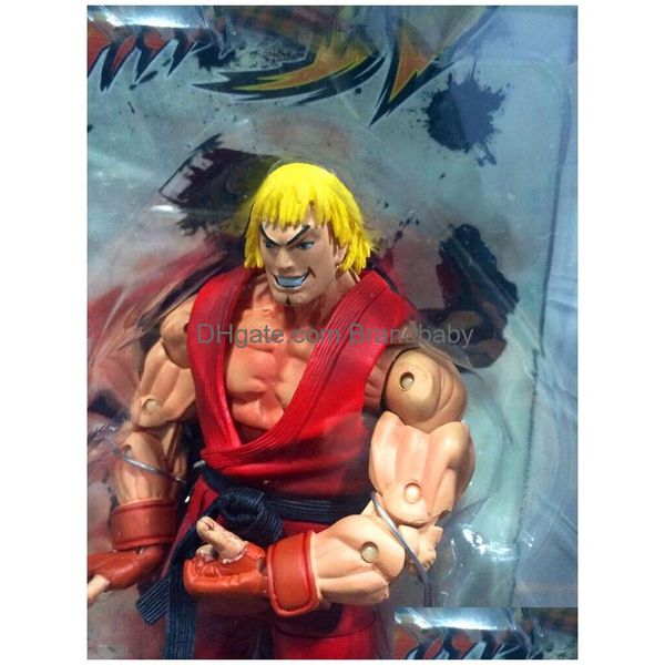 Jeux de nouveauté Costumes de mascotte Neca Figurine Ken Ryu Figure Chun Li Hoshi Akuma Chunli Gouki Guile Action modèle jouets Cool poupée créative Dha3Y