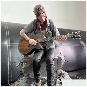 Jeux de nouveauté Costumes de mascotte Figure originale Neca Figure The Last Of Us Part II Modèle Ellie avec guitariste 30 cm Ornement de bureau Noël Pres Dhlsi