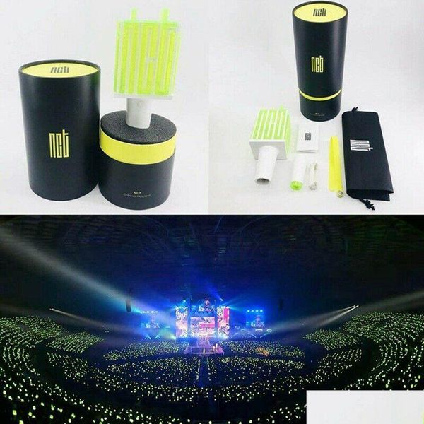 Jeux de nouveauté Jeux de nouveauté Portable LED NCT Kpop Stick Lampe Hiphop Lightstick Musique Concert Escescent Aid Rod Fans Cadeau Papeterie Ensemble O Dhhqk