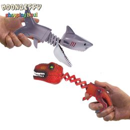 Juegos novedosos Juguetes novedosos Hungry Dinosaur Shark Grabber Toys Animal Claw Chomper Toy Dinosaur Bite Juego Juguetes Diversión interactiva entre padres e hijos 230619