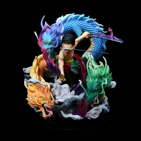 Nouveauté Jeux One Piece Grande Figure Trois Dragon Roronoa Zoro Jouets Ornements À Collectionner