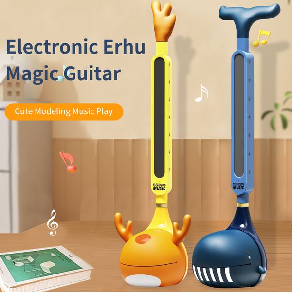 Juegos novedosos Otamatone Instrumento musical electrónico japonés para niños Sintetizador Tomatone Renacuajo eléctrico Kawaii Kid Kalimba Piano Toy 230721