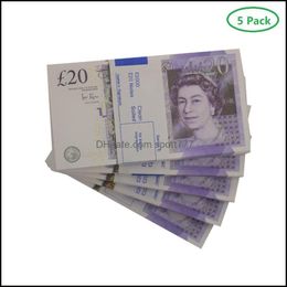 Jeux de nouveauté Jouer au papier imprimé Jouets d'argent Livres britanniques GBP British 50 Jouet accessoire commémoratif pour enfants Cadeaux de Noël ou film vidéo D Dhhf8UDRZ