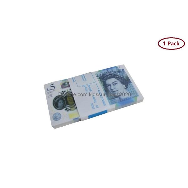 Jeux de nouveauté Jouer au papier imprimé Jouets d'argent Livres britanniques GBP British 50 Jouet accessoire commémoratif pour enfants Cadeaux de Noël ou film vidéo D Dhxu0KEAZ