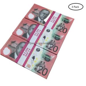 Novedad Juegos Prop Aud Billetes Dólar australiano 20 50 100 Copia en papel FL Imprimir Billete Dinero Falso Monopolio Película Props Drop Deliv DhqdtNXR3