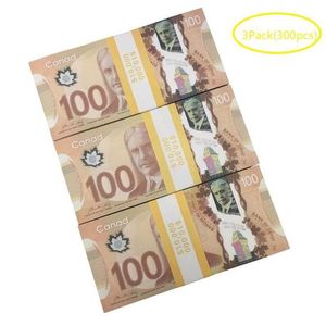 Jeux de nouveauté Prop Cad Game Money 5/10/20/50/100 Copie Dollar canadien Billets de banque du Canada Faux billets Accessoires de film Livraison directe Jouets Cadeau Dhir86KGG