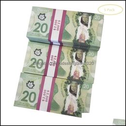 Jeux de nouveauté Prop Canada Jeu Argent 100S Dollar canadien CAD Billets de banque Papier Play Movie Props Drop Livraison 2022 Jouets Cadeaux Nouveauté Dh7A4FRQL