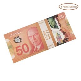 Nieuwheid Games Prop Canadian Money 100s Canada Cad Banknotes Copy Movie Bill For Film Kid Play Drop Delivery Toys Gifts Gag Dhjlya4tu