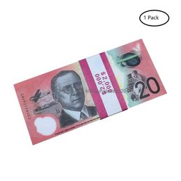 Nieuwigheid Spelletjes Prop Game Australische Dollar 5/10/20/50/100 Aud Bankbiljetten Papier Kopie Fl Print Bankbiljet Geld Nep Film Rekwisieten Drop Deli Dhgcp9A22Q60I