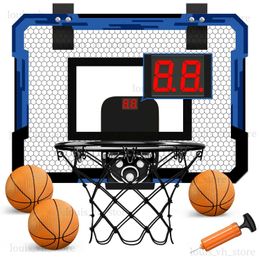 Nieuwigheid Games Ring Basketbalring Wandmontage Indoor Training Thuis Kinderen Basketbal Speelgoed Mini Basketbalring Set Voor Kinderen Outdoor Games T240309