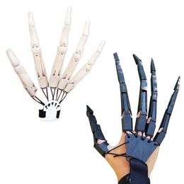 Nieuwe games sabkntcreative gearticuleerde vingers Halloween Finger Handschoenen Flexibele gezamenlijke feestkostuumstops in voorraad Handmodel Geschenk 220930