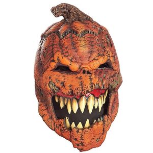 Juegos de novedad Scary Skull Mask Skeleton Horror Headgear Disfraz de Halloween Cabeza de calabaza Casco Accesorios de látex s 221105