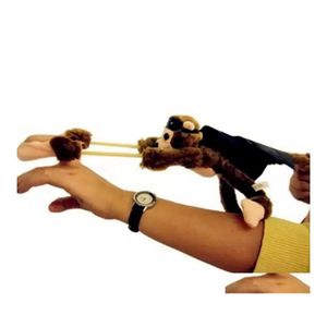 Jeux de nouveauté Doux Enfants Mignons Garçon Fille Enfant Enfants Élingues En Peluche Crier Son Mixte Pour Le Choix Singe Volant Jouet 914 Drop Delive Dhjql