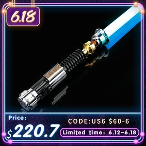 Jeux de nouveauté TXQ Kenobi OBIWan EP3 Sabre laser Skywalke Laster Combat Proffie PIXEL JEDI 16sound Blaster Smooth Swing Metal Light Gift TREX 230619