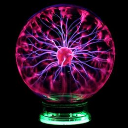 Nieuwigheid Glas Magic Plasma Bal Inch Tafelverlichting Bol Nachtlampje Kids Gift Voor Kerst Magic Plasma Night Lamp 2021180Z