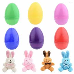 Noviteiten 1pc Paasei Plastic Eieren Grappig Speelgoed Creatief Cadeau Decor Voor Kinderen Vrienden Bruiloft Verjaardagsfeestje