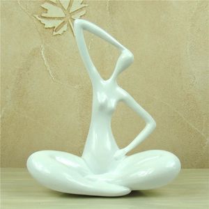 Noviteiten Abstract Yoga Pose Vrouwelijk Beeldje Handgemaakt Hars Naakt Model Portret Figuur Nieuwigheid Home Decor Standbeeld Kunst en Ambacht Versiering 231208