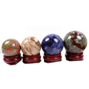 Nieuwigheid Items Crystal Ball Natural Ornament Pogo Home Craft Balls Clear Props Decoratieve Leuke Magic Sphere Decoration S1W9