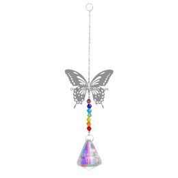 Nieuwe items Crystal Metal Butterfly Dragonfly esdoorn blad hart verlichting bal hanger drop levering home tuin dhbq7