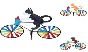 Articles de nouveauté mignon Animal équitation vélo vent Spinner décoration dans la cour et le jardin moulin à vent jardin pelouse Decor5359083