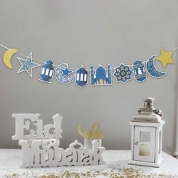 Nieuwe items Eid Mubarak Banner Ramadan Decoratie voor Home Islamitische moslimfeestjes Levering Eid Al Adha Eid Ramadan Mubarak Gifts Kareem Z0411