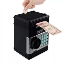 Articles de nouveauté Tirelire électronique ATM Mot de passe Tirelire Cash Coins Saving Box ATM Bank Coffre-fort Dépôt automatique Billet de banque Cadeau de Noël 230420