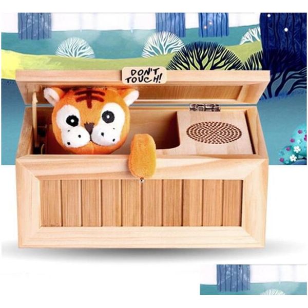 Nouvelles articles électroniques Boîte inutile avec son joli Tiger Tiy Toy Gift-Reduction Desk 1354 V2 Drop Livrot Home Garden DHPB1