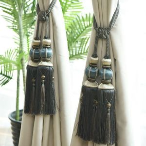 Nieuwe items Europees stijl gordijnband hangende balparen van kwastjes kwastjes bindend groothandel decoratieve ballen