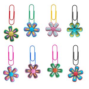 Nouvelles articles Flower 11 Cartoon Clips Colorf Paperclips For Nurse Bookmark Bookmark Supplies Office Cadeaux Cadeau de professeur Bookma Unique Otk63