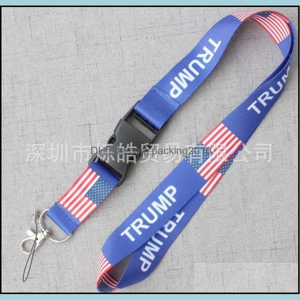 Artículos novedosos Decoración para el hogar Cordones para jardín Cuerda para colgar Bandera de los Estados Unidos Patrón largo Cuerdas para colgar Portátil Azul Más color Se vende bien