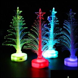 Nieuwe items Home Decor Garden Luminous Xmas Ornament Plastic Led Light Up Christmas Tree for Decoration Supplies Glowing In The Dark 1 6