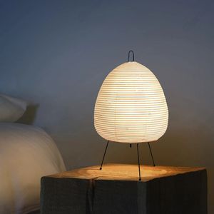 Novelty Items Japanese Design Akari Noguchi Yong Table Lamp Rice Paper Standing Lamp Living Room Home Decor Study Bedroom Bar Light Fixtures 231216