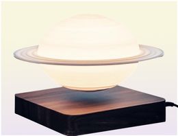 Nieuwheid items Levitation Moon Lamp Night Light Creative 3D Magnetic Roterende Kerst Led Floating Home Decoration Holiday Gift8578004