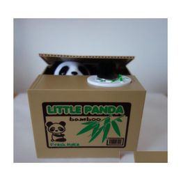 Articles de nouveauté Accouplés Panda Économies Tirelire Jouet Tirelire Méfait Économiser plus de plaisir à jouer Drop Delivery Home Garden Dhf3T