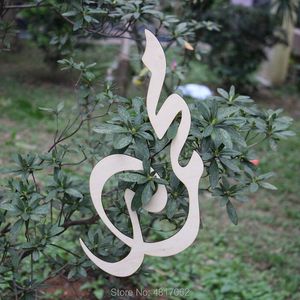 Nieuwheid items gepersonaliseerde Arabische naam houten bord bruidstekens kinderdagverblijf muurdecoratie