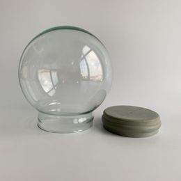 Nieuwigheid items promotionele geschenk 45/65/80100/120 mm diameter diy lege glazen sneeuw globe groothandel