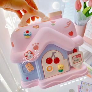 Nieuwe items Safs voor geldbesparende doos boksen alcancias voor kinderen elektronische piggy banken om geld te besparen Savings Organizer Safe Deposit Box 230420