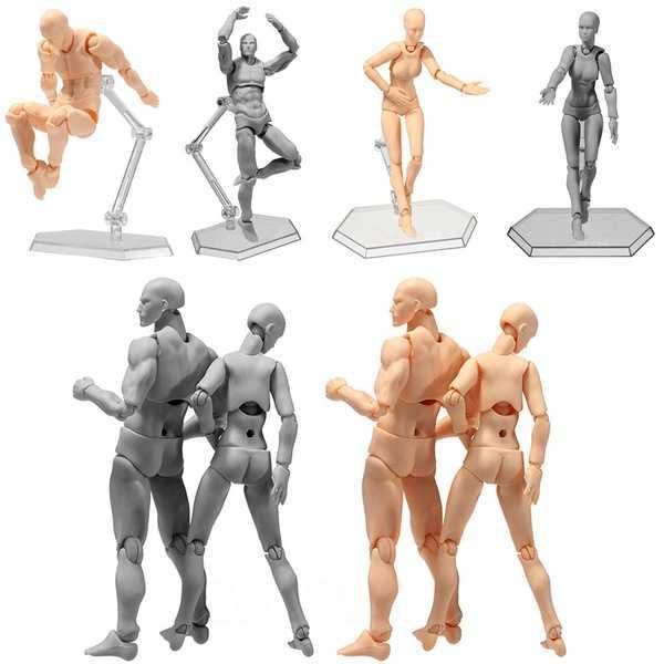 Articles de nouveauté SHFiguarts BODY KUN BODY CHAN DX Ensemble PVC Anime Archétype Il Elle Ferrite Figma Figurine Mobile Modèle Miniatures Jouets Poupée G230520