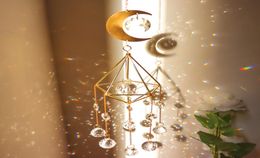 Nieuwe items Sun Catcher Crystal Chandelier Illuminator Rainbow Hanging Wind Chimes Home Garden Decoratie Inventaris Hele5617351