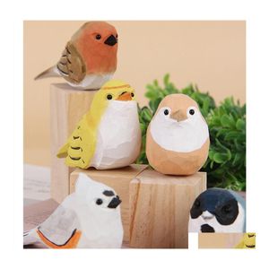 Articles de nouveauté Fabricants de jouets pour enfants en bois Gros petit gros oiseau Bureau Salon Artisanat Ornements Drop Delivery Home Otyyv