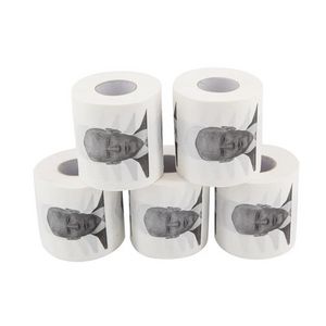 Novedad Joe Biden Servilletas de papel higiénico Rollo Humor divertido Regalos de mordaza Cocina Baño Papel de pulpa de madera Papeles higiénicos impresos Servilleta C1202