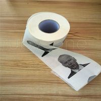 NOUVEAUTY JOE Biden Toilette Papier Rouleau Fashion Humour Gag cadeau Cuisine Salle de bain Bois Pâte à pâte imprimée Toilette imprimée Nossers RRA4146