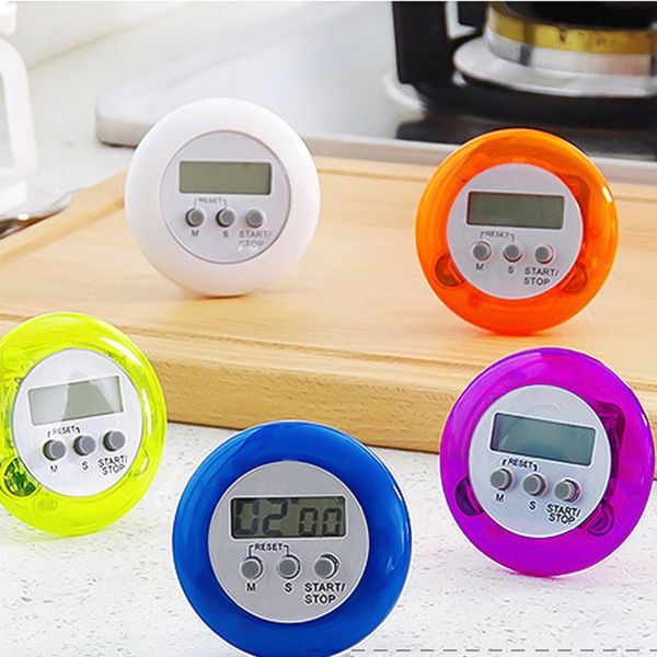 Novedad cocina temporizador ayudante Mini Digital LCD cuenta regresiva Clip alarma herramientas